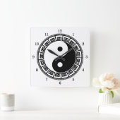 Zeer Fun Yin en Yang Vierkante Klok (Huis)