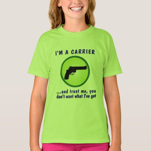 Zeer Funny Concealed Carrier T-shirt (Voorkant)