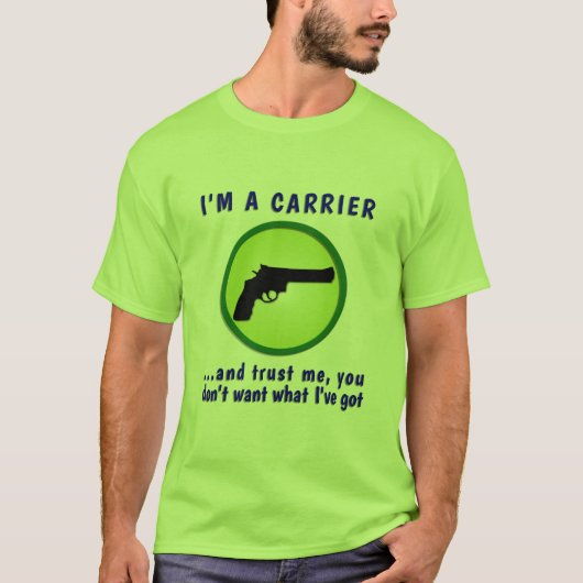 Zeer Funny Concealed Carrier T-shirt (Voorkant)