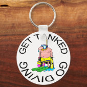 Zeer Funny SCUBA Diving Sleutelhanger (Voorkant)