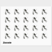 Zeer Funny SCUBA-duiker Ronde Sticker (Vel)
