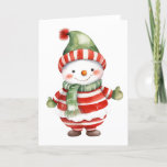 Zeer gebundelde Happy Christmas Snowman BLANk Feestdagen Kaart<br><div class="desc">Verstuur je graag kaarten voor Kerstmis, feestdagen en echt de hele winter lang? Als dat zo is, ben je waarschijnlijk dol op blanco kaarten. Prettige feestdagen Je kunt ze gebruiken om iemand een kaartje te sturen om hem een vrolijk kerstfeest te wensen of Je kunt ook kaarten sturen om iemand...</div>