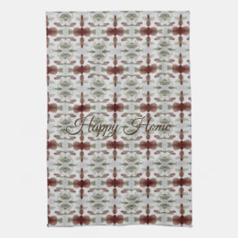 Zeer gebundelde ontwerper theedoek