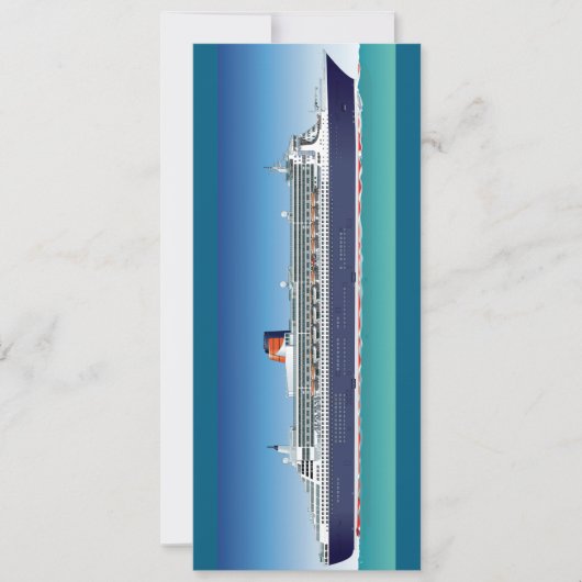 Zeer gedetailleerd cruiseschip kaart (Voorkant)