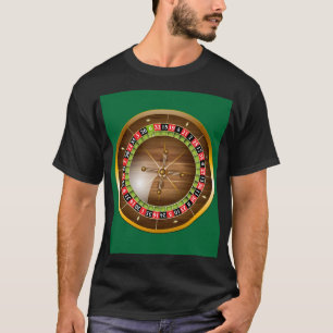 Zeer gefingeerde Europese roulette T-shirt