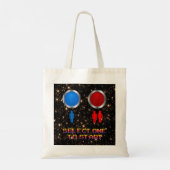 Zeer gefingeerde klassieke arcade SELECTEERT ÉÉN O Tote Bag (Achterkant)