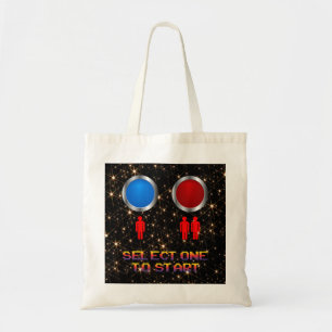 Zeer gefingeerde klassieke arcade SELECTEERT ÉÉN O Tote Bag