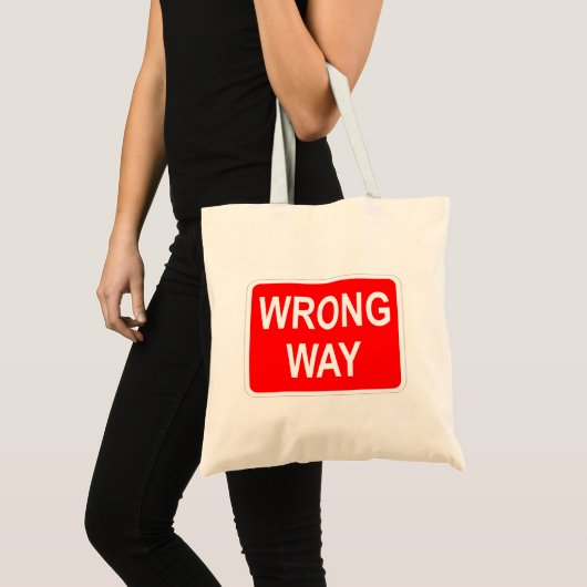Zeer gefingeerde Klassieke verkeerde weggebarentaa Tote Bag (Voorkant (product))