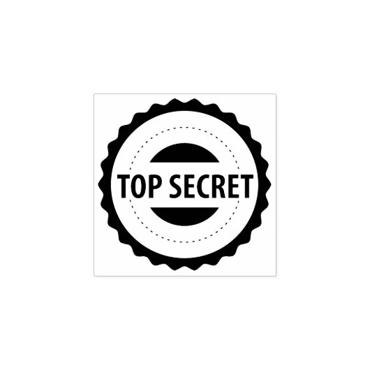 Zeer geheim, accountant, klein bedrijf rubberstempel (Afrduk)