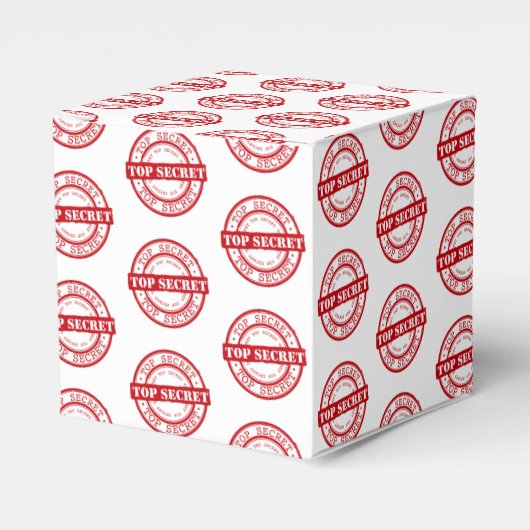 Zeer geheim bedankdoosjes (Voorkant Zijde)