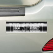 Zeer geheim bumpersticker (Op auto)