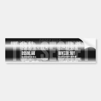 Zeer geheim bumpersticker