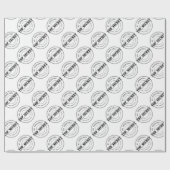 Zeer geheim | Geen spieken | kerstpapier Cadeaupapier (Vlak)