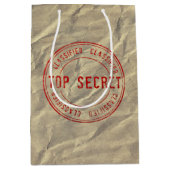 Zeer geheim gekreukeld papier voor novelty Gift Ba Medium Cadeauzakje (Voorkant)