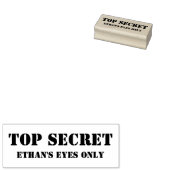 Zeer geheim // Je ogen zijn alleen aangepast Rubberstempel (Gestempeld)