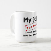 Zeer geheim mok (Voorkant links)