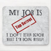 Zeer geheim! muismat (Voorkant)