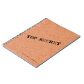 Zeer geheim notebook (80 pagina's B&W) Notitieboek (Linkerzijde)