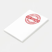 Zeer geheim post-it® notes (Schuin)