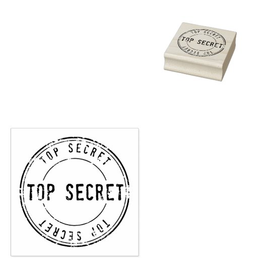 Zeer geheim rubberstempel (Gestempeld)