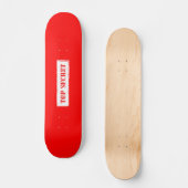 Zeer geheim skateboard (Voorkant)