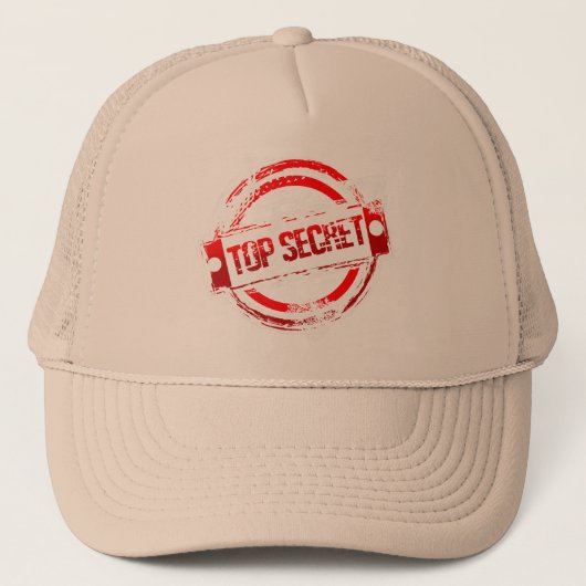 Zeer geheim trucker pet (Voorkant)