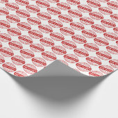 Zeer geheim Vertrouwelijk Stempel White Stars Red Cadeaupapier (Hoek)