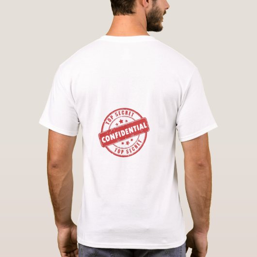 Zeer geheim vertrouwelijk T-Shirt (Achterkant)