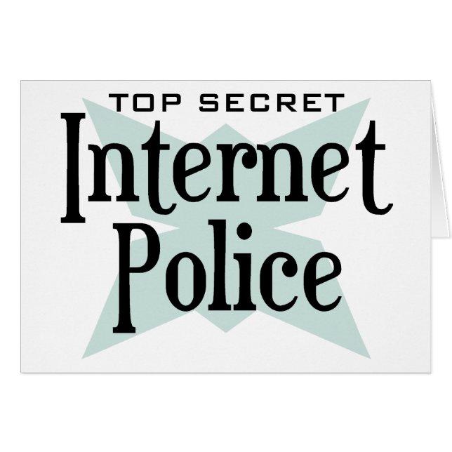 Zeer geheime internetpolitie (Voorkant Horizontaal)