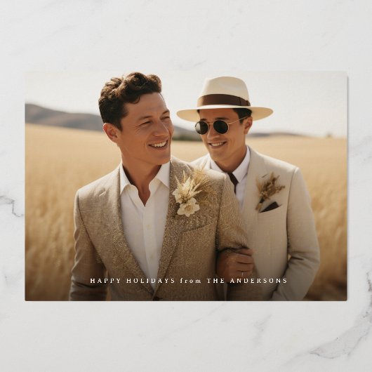 Zeer gehuwde, gevouwen Kaart op feestdag (Voorkant)