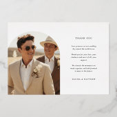 Zeer gehuwde, gevouwen Kaart op feestdag (Achterkant)