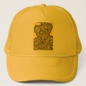 zeer geïnfuseerde mosterdhoning Trucker Hat Pet (Voorkant)