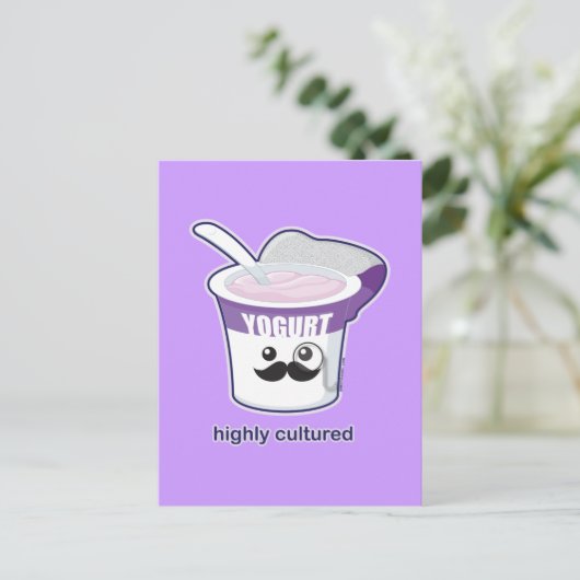 Zeer gekweekt briefkaart (Staand voorkant)