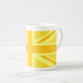 Zeer gele vlag Britse vlag Porselein Kop (Voorkant rechts)