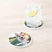 Zeer geliefd huisdiergeheugen zandsteen onderzetter (Zijkant)