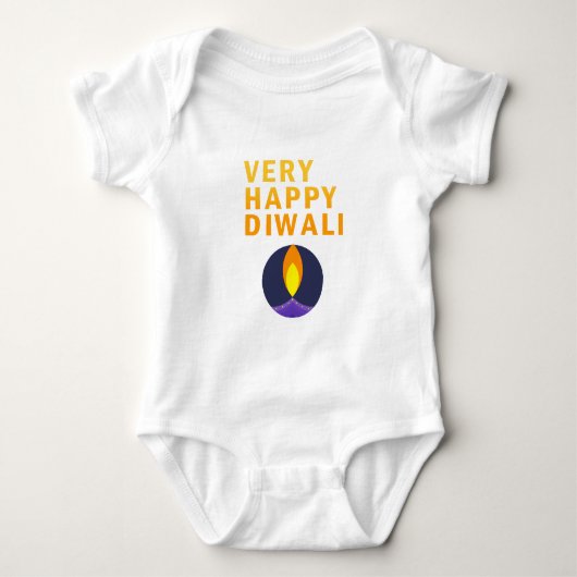 Zeer gelukkig Diwali Romper (Voorkant)