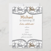 zeer gelukkige honden met lijst kaart (Voorkant)