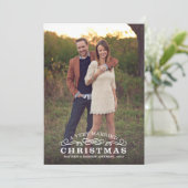 ZEER GEMARKEERDE CHRISTMAS | HOLIDAIRE FOTOKAART FEESTDAGENKAART (Staand voorkant)