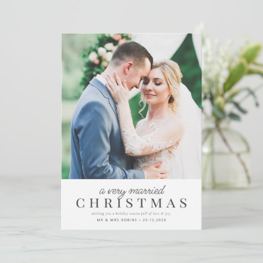 ZEER GEMARRIEERD | Aankondiging vakantiebruiloft (Staand voorkant)