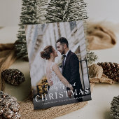 ZEER GEMARRIEERD | witte kerstmis Briefkaart