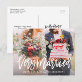 Zeer getrouwd feestdagenkaart (Voorkant / Achterkant)