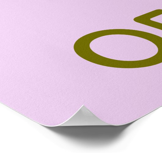 ZEER GEVOELIGE PERSOON past woordontwerp Poster (Hoek)