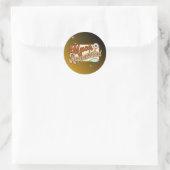 Zeer gewaardeerd ronde sticker (Tas)