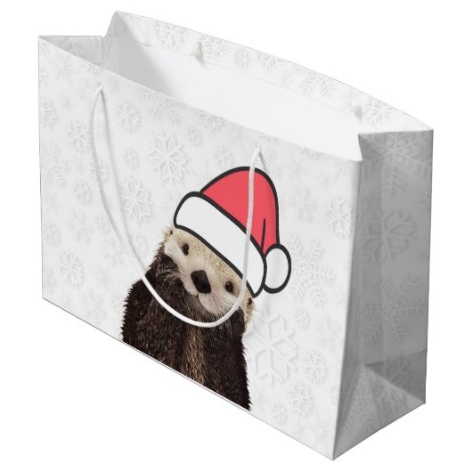 Zeer Geweldige kerst otter grappige woordspeling Groot Cadeauzakje (Achterkant Gekanteld)