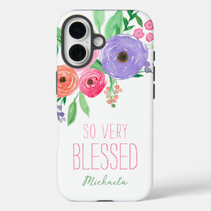 Zeer gezegende voorjaarsbloei iPhone 16 hoesje