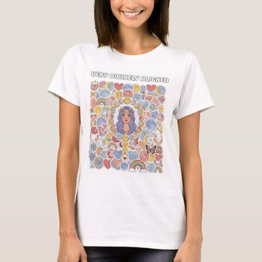 Zeer Goddelijk Uitgelijnde Collage T-shirt (Voorkant)