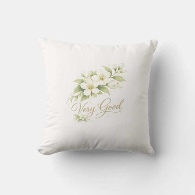 Zeer Goed Florale Worp Kussen Elegant Ontwerp (Voorkant)