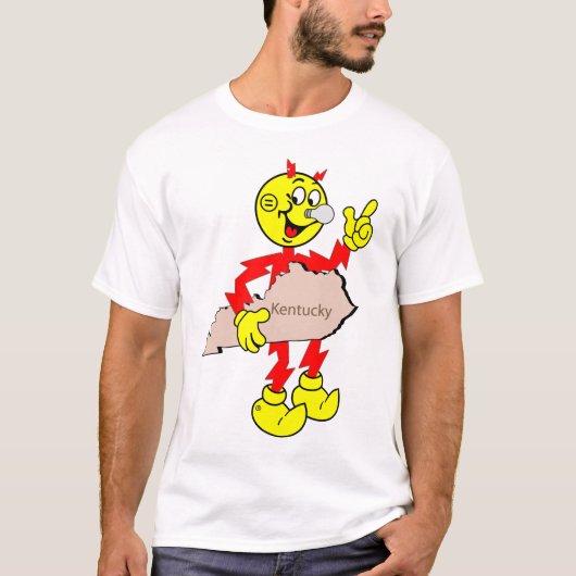 Zeer goed Fun Reddy Kilowatt Kentucky T-Shirt (Voorkant)