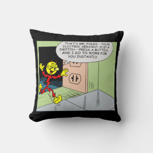 Zeer goed Fun Reddy Kilowatt Sierkussen