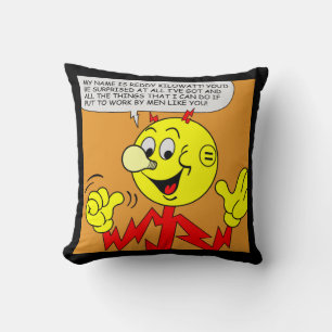Zeer goed Fun Reddy Kilowatt Sierkussen